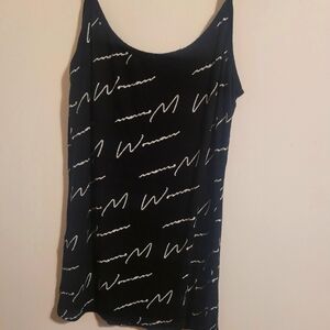 Boohoo Black Tank Top Medium